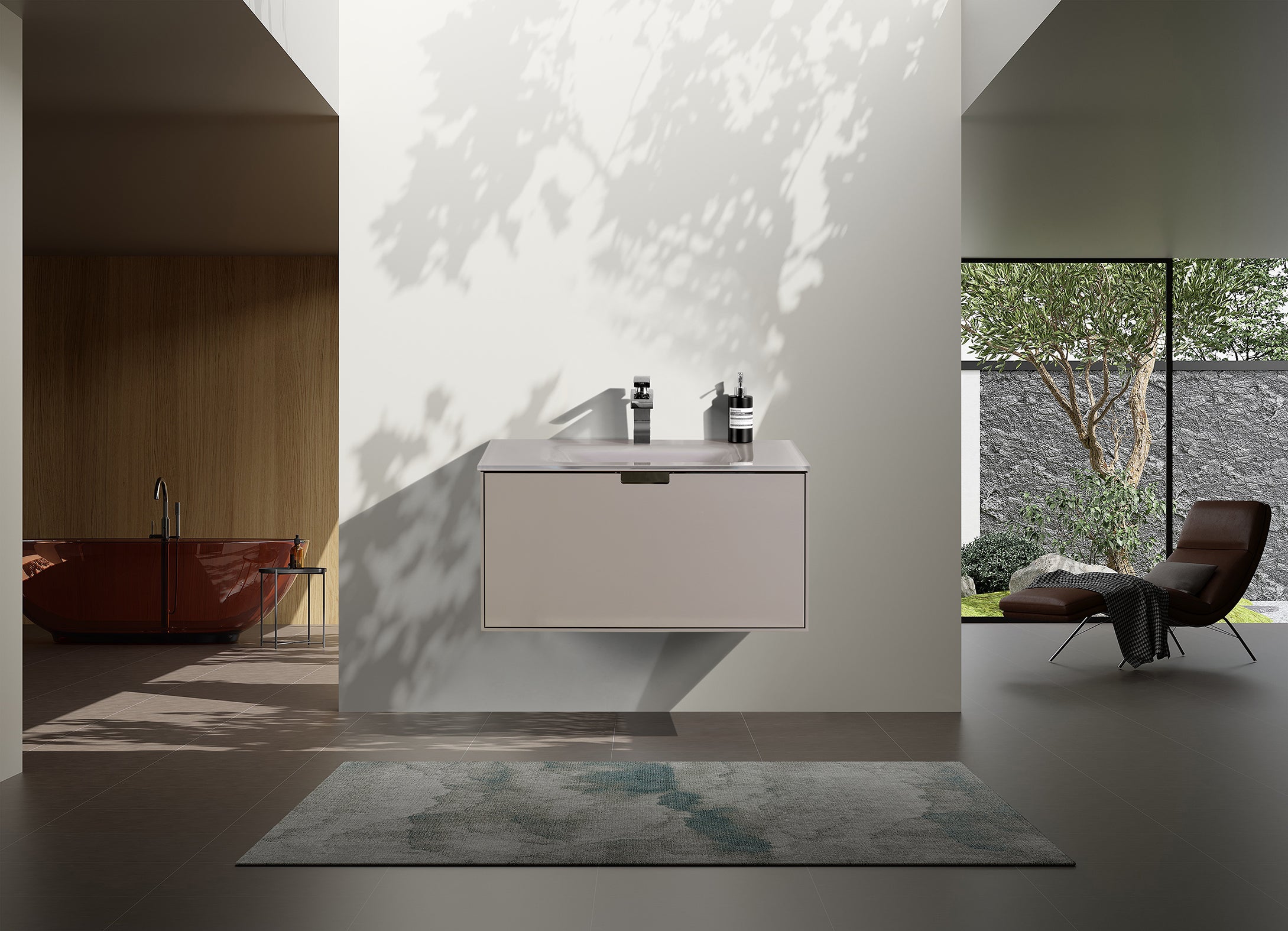 Cabinet Glass Basin